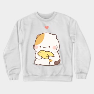 Muffin cat and duckie Crewneck Sweatshirt